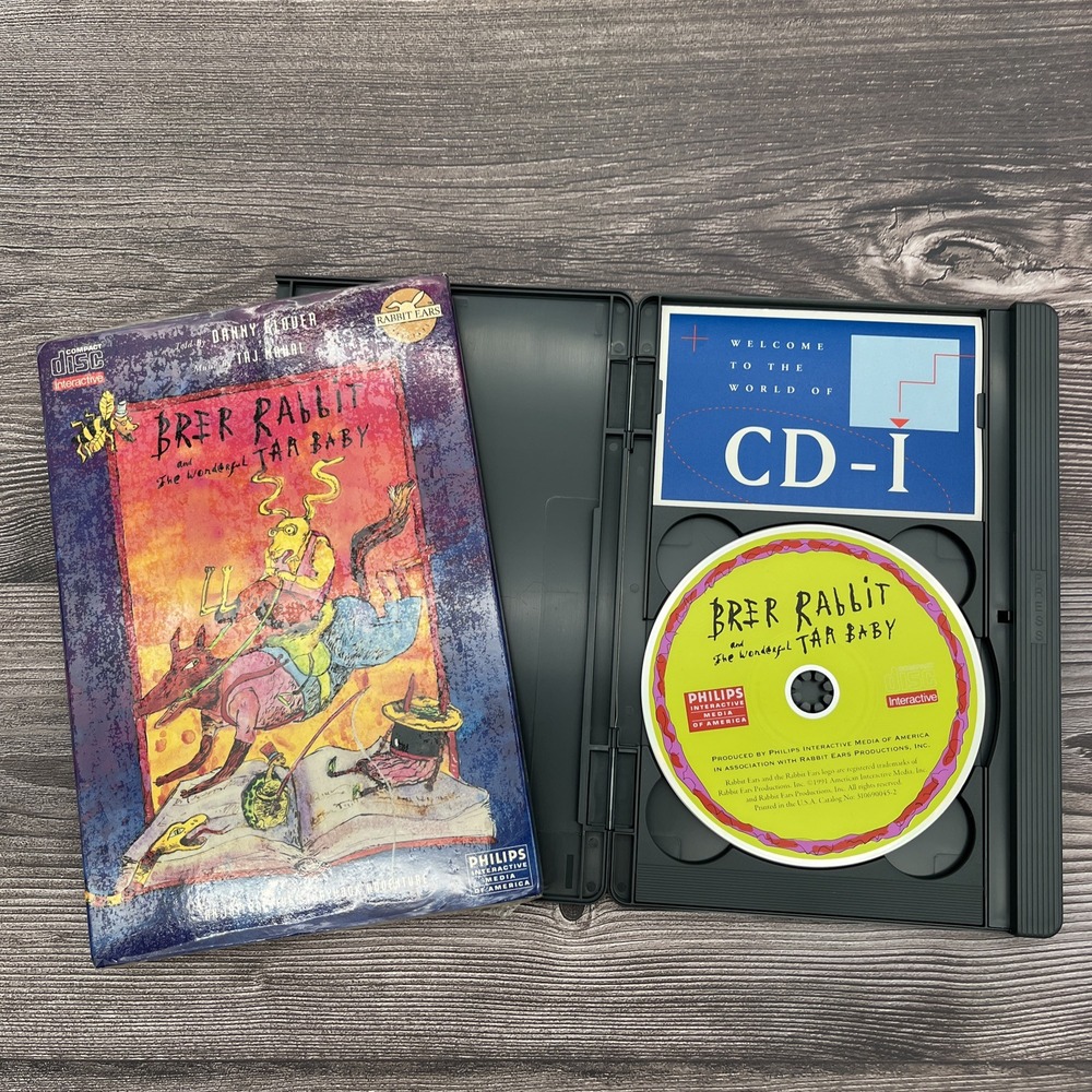 Brer Rabbit and the Wonderful Tar Baby Philips CDI CD-I - NO MANUAL W/ Sleeve